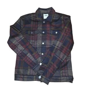 Zara Men's Plaid Jacket - Multicolor